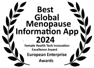  Best Global Menopause Information App 2024: Femilog® Female Health Tech Innovation Excellence Award 2024 European Enterprise Awards 